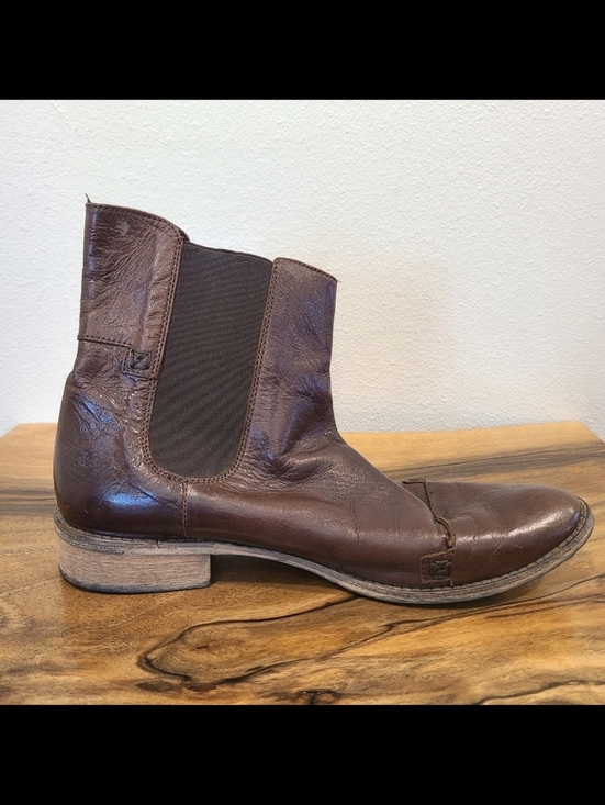 Charles David Brown Leather Chelsea Boots main image 6